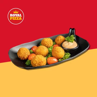 Crispy Cheese Balls with a choice of Dip