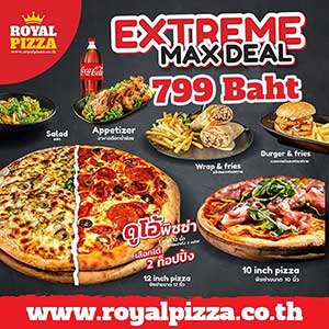 Bangkok Pizza Delivery | Royal Pizza Co