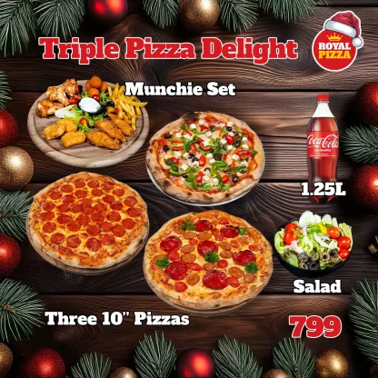 Triplet Pizza Delight