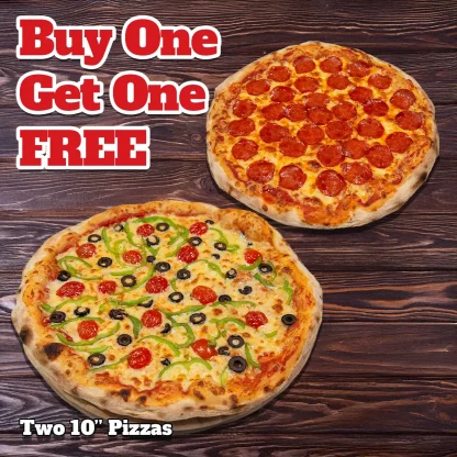 Buy One Get One 10" Pizza