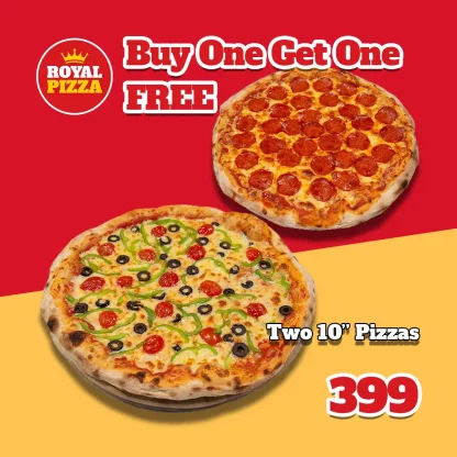 Buy One Get One 10" Pizza