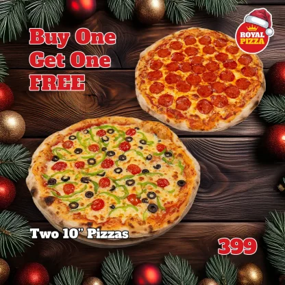 Buy One Get One 10" Pizza