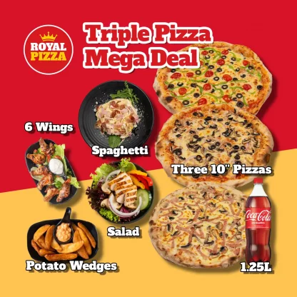 Triplet Pizza Mega Deal